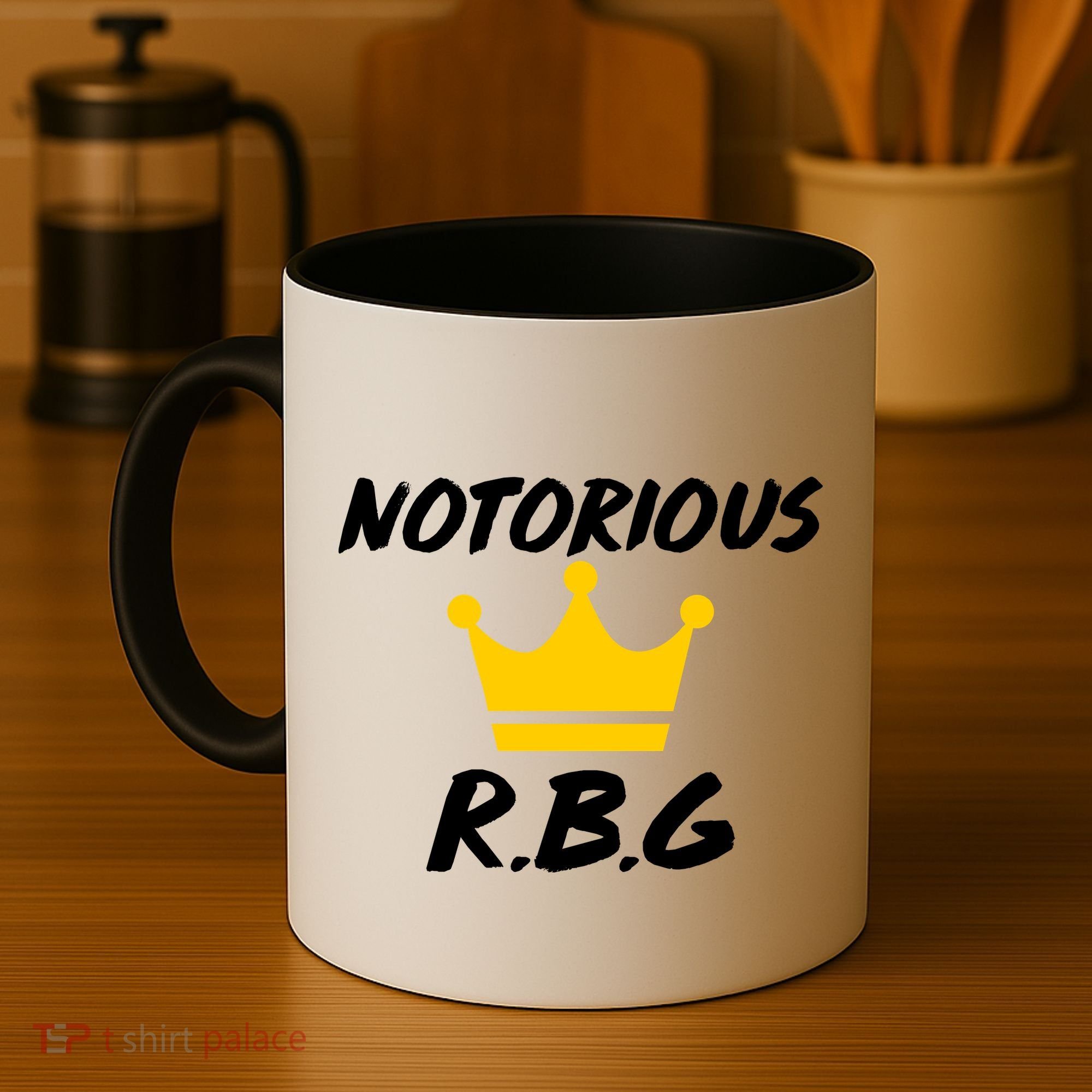 Notorious R.B.G. Crown Ruther Bader Ginsburg Coffee Mug