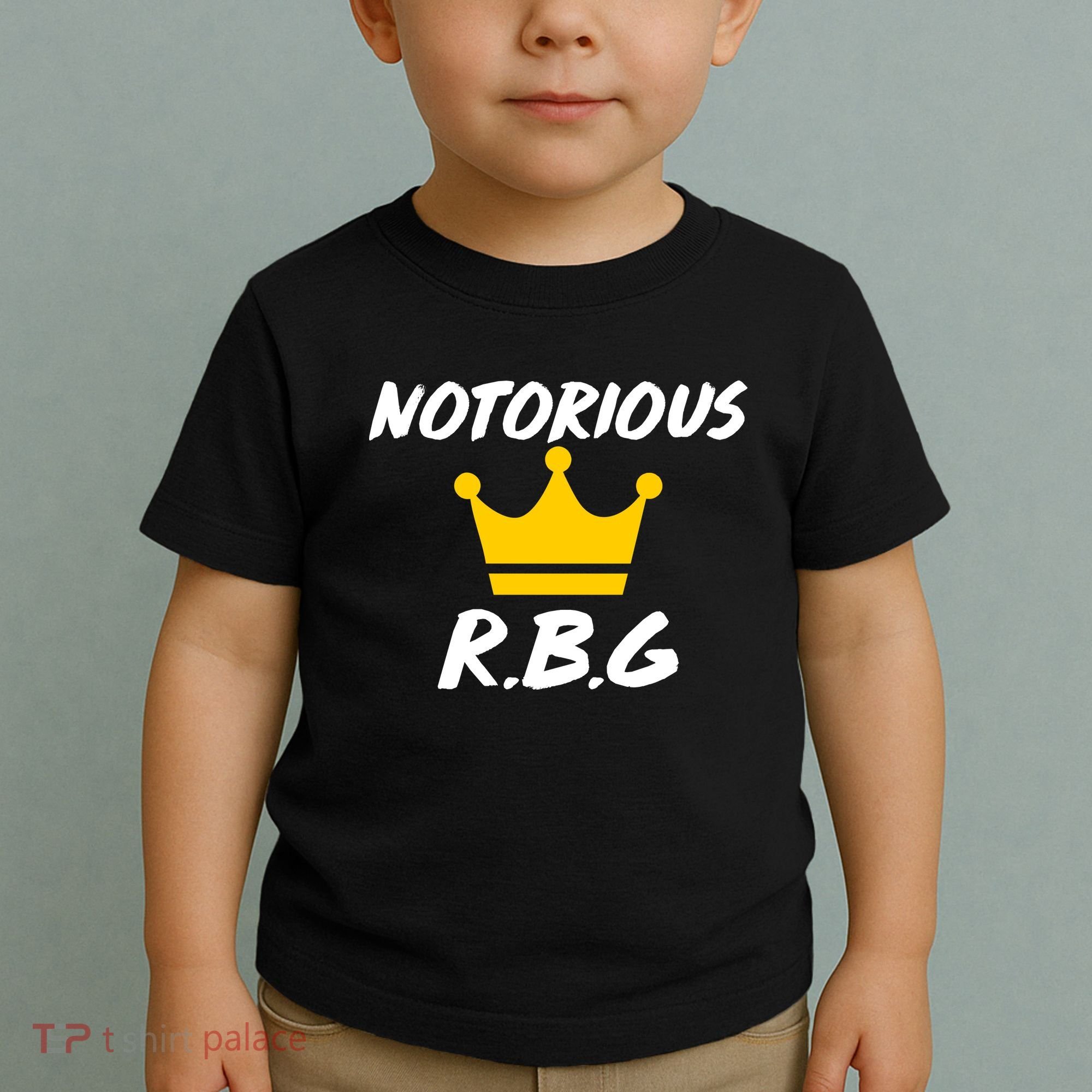 Notorious R.B.G. Crown Ruther Bader Ginsburg Toddler T-Shirt