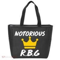 Notorious R.B.G. Crown Ruther Bader Ginsburg Tote Bag thumb 0