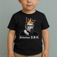 Notorious R.B.G. Ruther Bader Ginsburg Toddler T-Shirt thumb 2