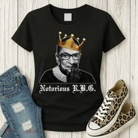 Notorious R.B.G. Ruther Bader Ginsburg Women's T-Shirt thumb 3