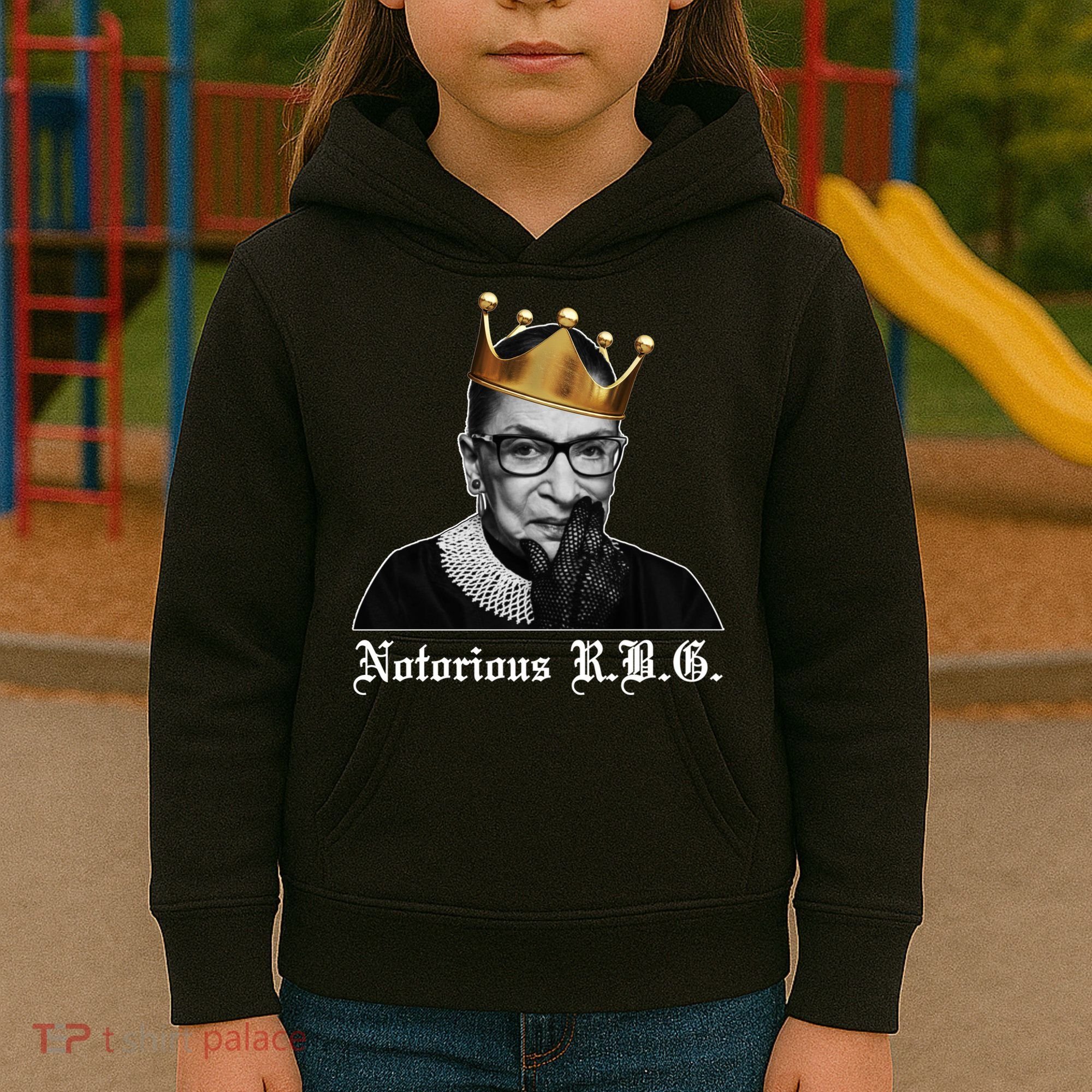 Notorious R.B.G. Ruther Bader Ginsburg Kids Hoodie