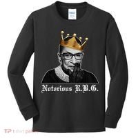 Notorious R.B.G. Ruther Bader Ginsburg Kids Long Sleeve Shirt thumb 0