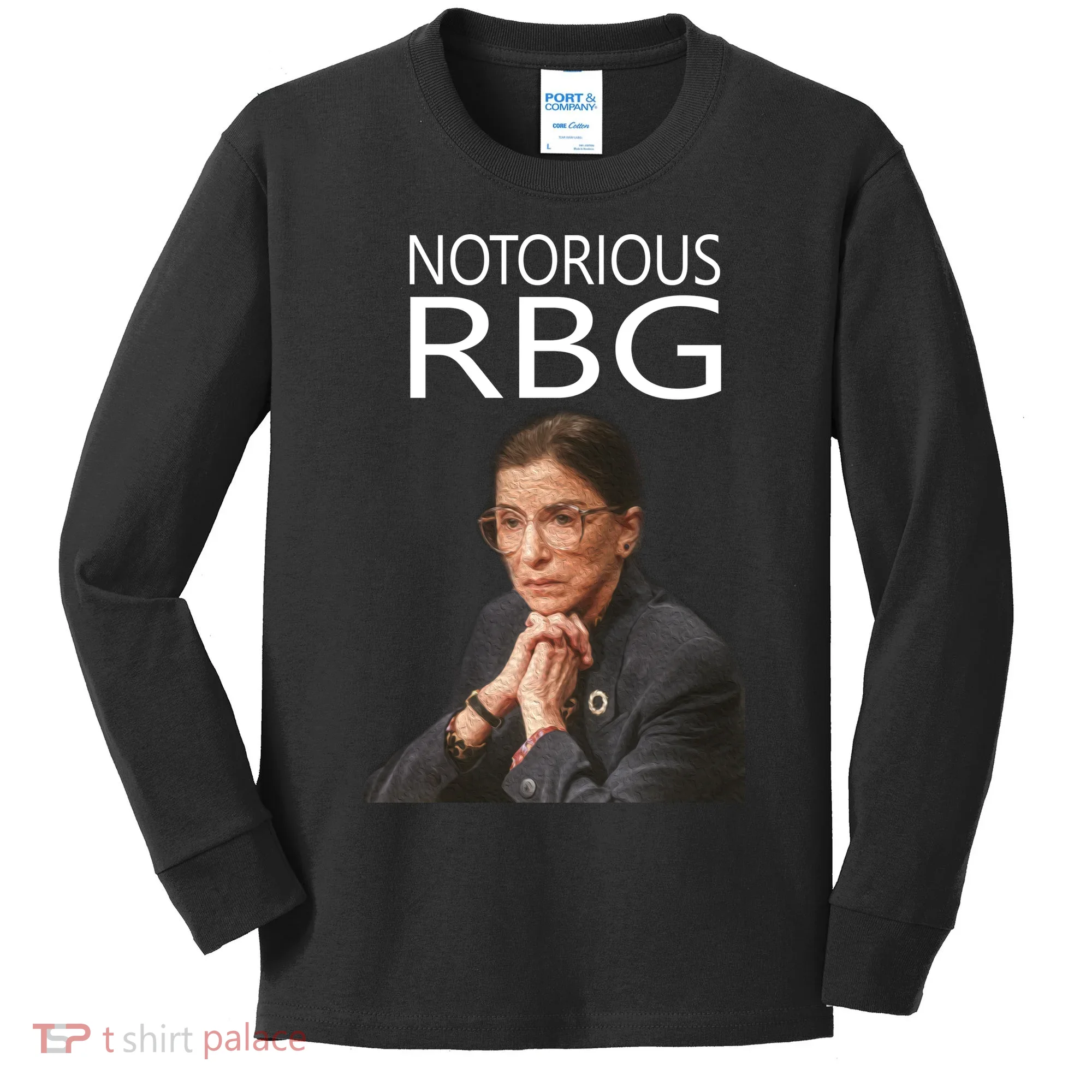 Notorious RBG Kids Long Sleeve Shirt