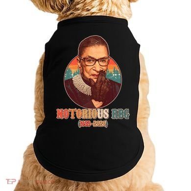Notorious RBG 1933-2020 Ruth Bader Ginsburg Tribute Doggie Tank