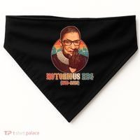 Notorious RBG 1933-2020 Ruth Bader Ginsburg Tribute USA-Made Doggie Bandana thumb 0