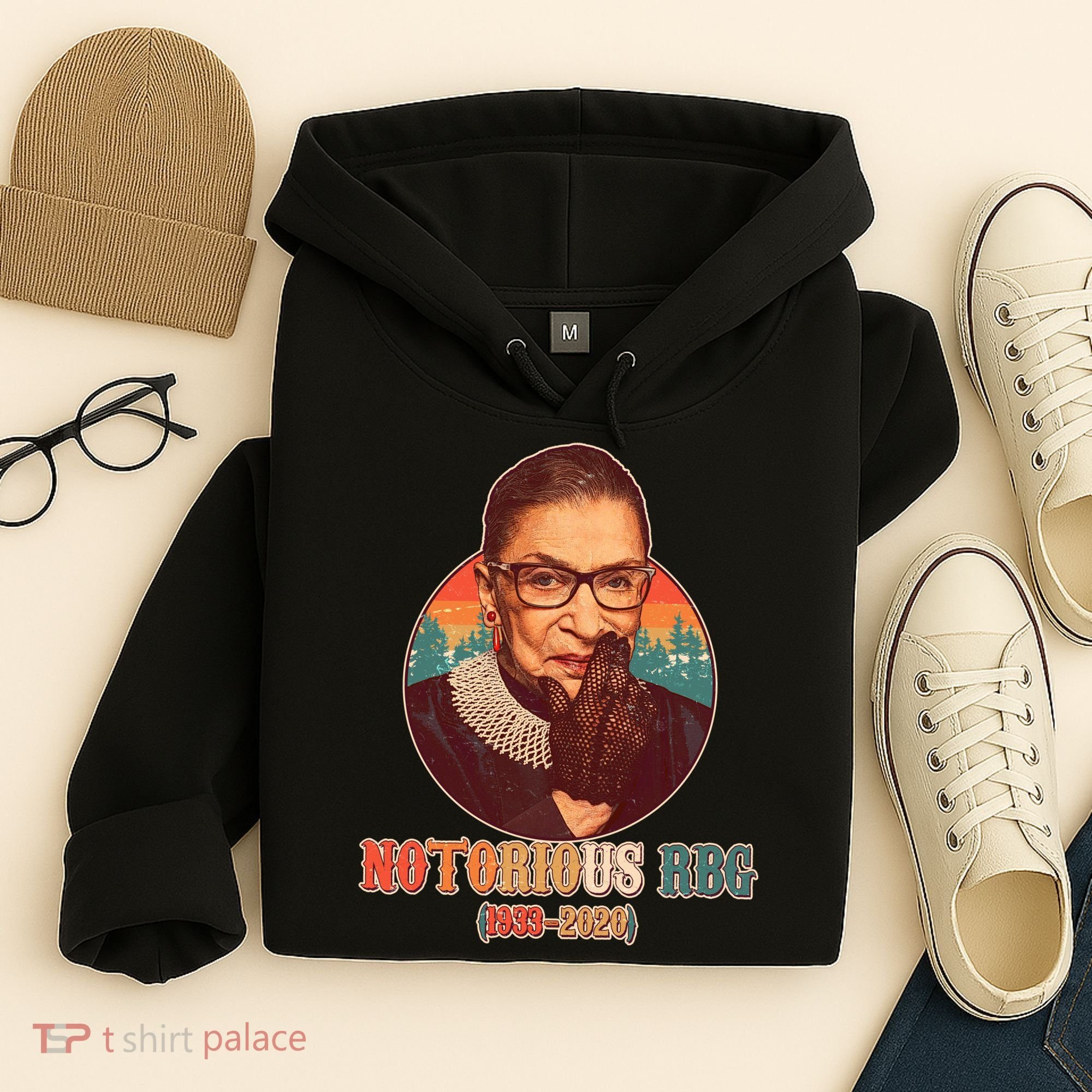Notorious RBG 1933-2020 Ruth Bader Ginsburg Tribute Hoodie