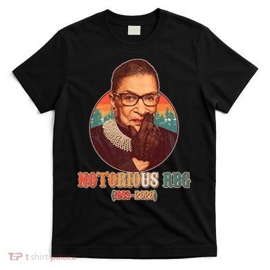Notorious RBG 1933-2020 Ruth Bader Ginsburg Tribute T-Shirt