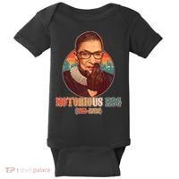 Notorious RBG 1933-2020 Ruth Bader Ginsburg Tribute Baby Bodysuit thumb 0
