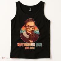 Notorious RBG 1933-2020 Ruth Bader Ginsburg Tribute Tank Top thumb 2