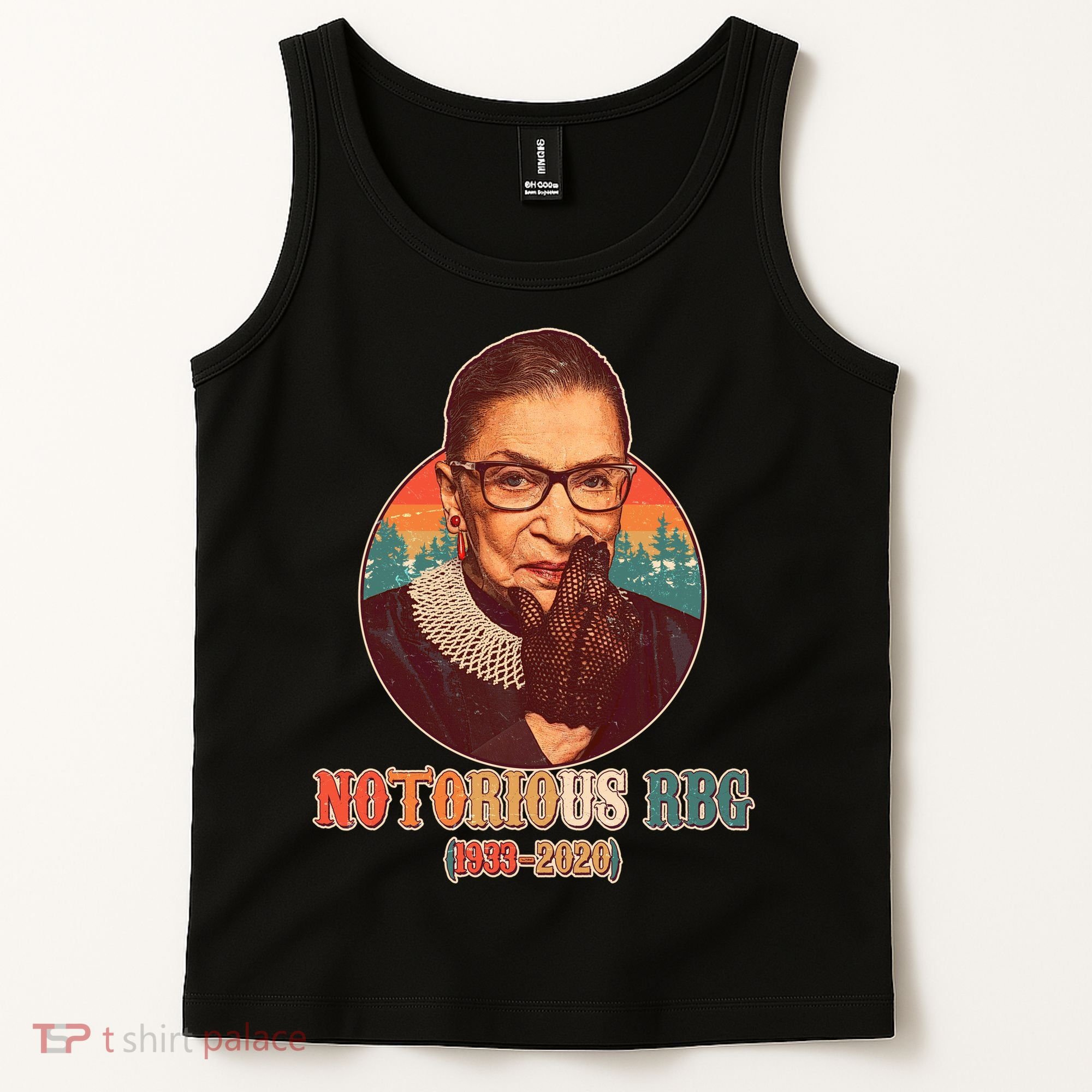 Notorious RBG 1933-2020 Ruth Bader Ginsburg Tribute Tank Top