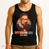 Notorious RBG 1933-2020 Ruth Bader Ginsburg Tribute Tank Top thumb 3