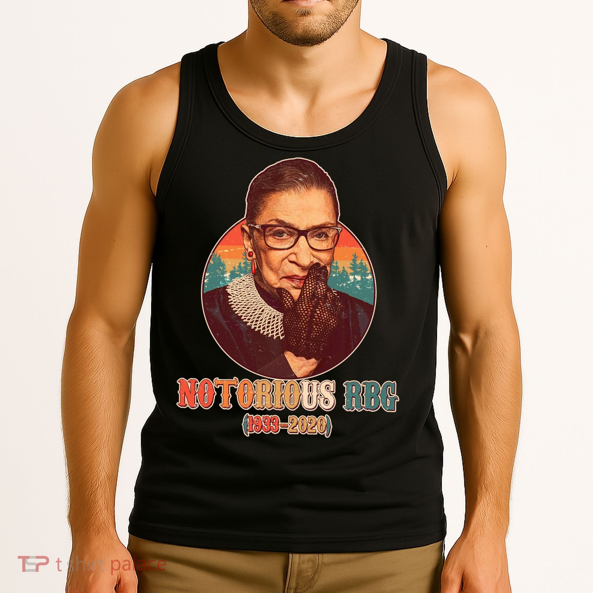 Notorious RBG 1933-2020 Ruth Bader Ginsburg Tribute Tank Top
