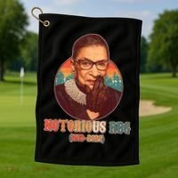 Notorious RBG 1933-2020 Ruth Bader Ginsburg Tribute Golf Towel thumb 1