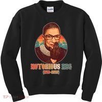 Notorious RBG 1933-2020 Ruth Bader Ginsburg Tribute Kids Sweatshirt thumb 0