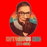 Notorious RBG 1933-2020 Ruth Bader Ginsburg Tribute Santa Hat thumb 1