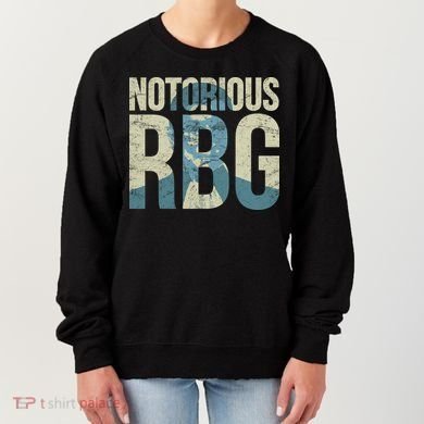 Notorious RBG Blue Logo Women's Sweatshirt