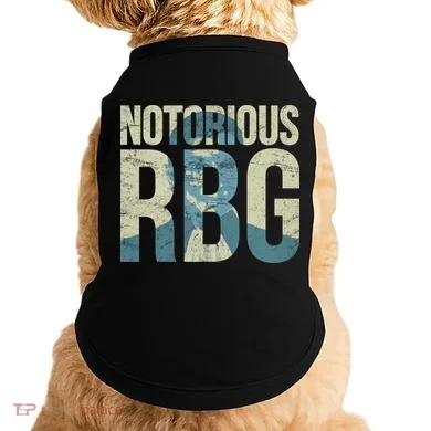 Notorious RBG Blue Logo Doggie Tank