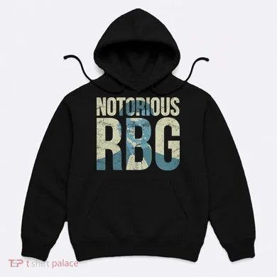 Notorious RBG Blue Logo Hoodie