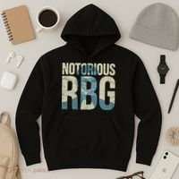 Notorious RBG Blue Logo Hoodie thumb 3