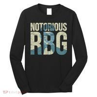 Notorious RBG Blue Logo Long Sleeve Shirt thumb 0