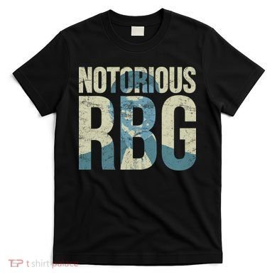 Notorious RBG Blue Logo T-Shirt