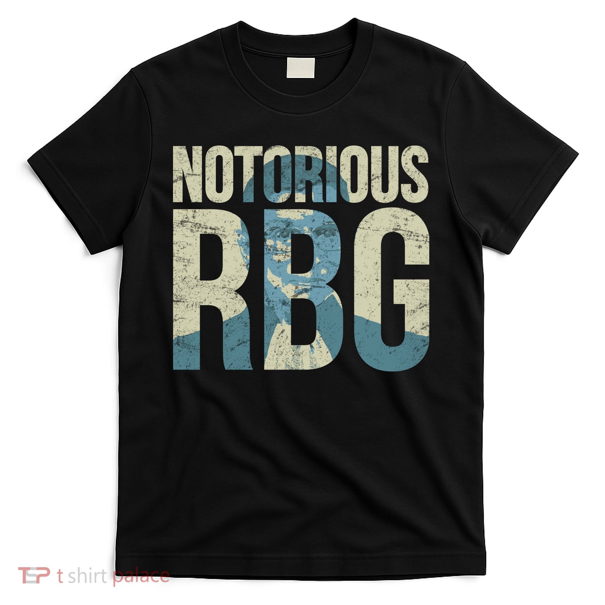 Notorious RBG Blue Logo T-Shirt