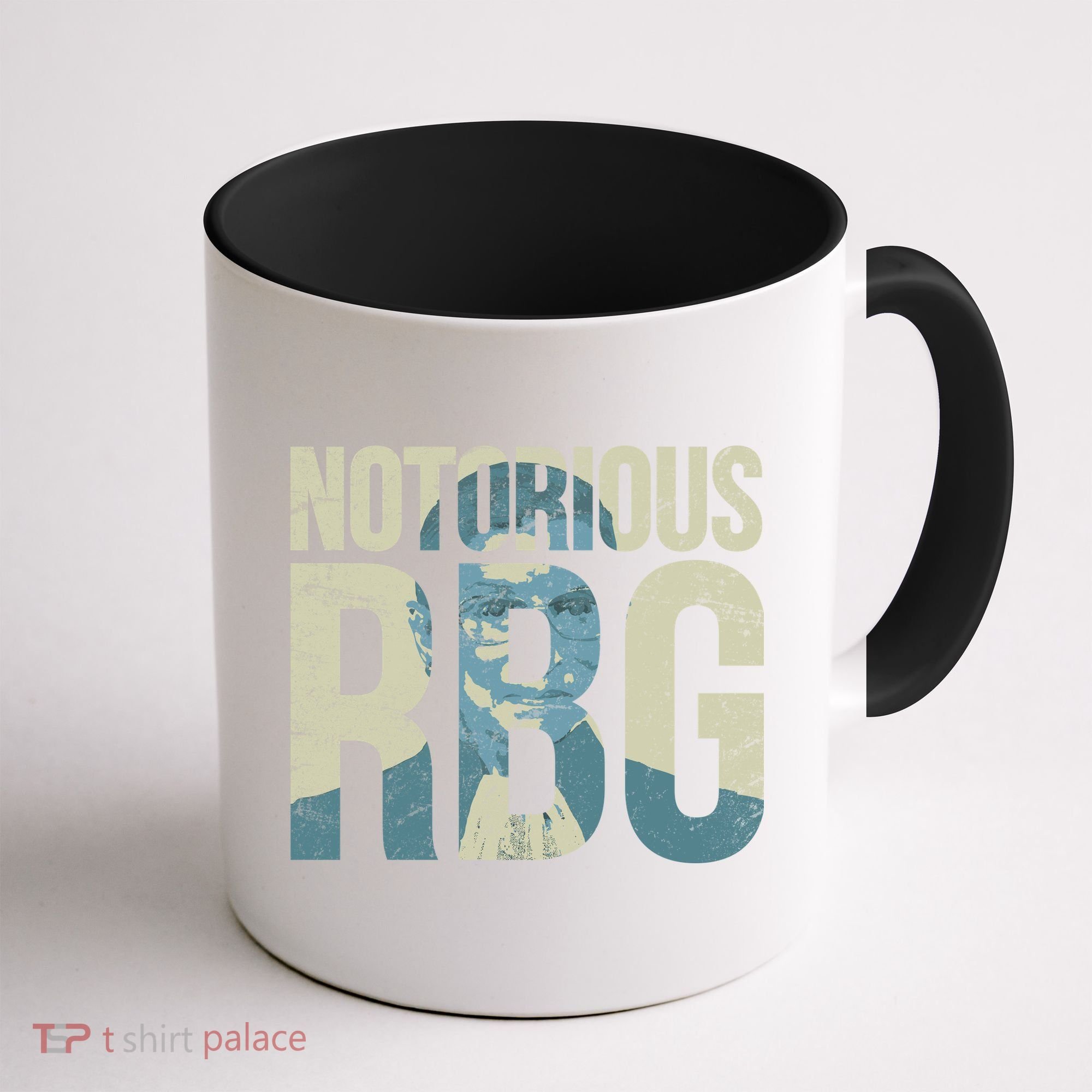 Notorious RBG Blue Logo Coffee Mug
