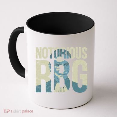 Notorious RBG Blue Logo Coffee Mug