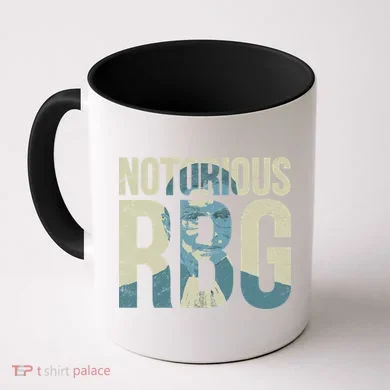 Notorious RBG Blue Logo Coffee Mug