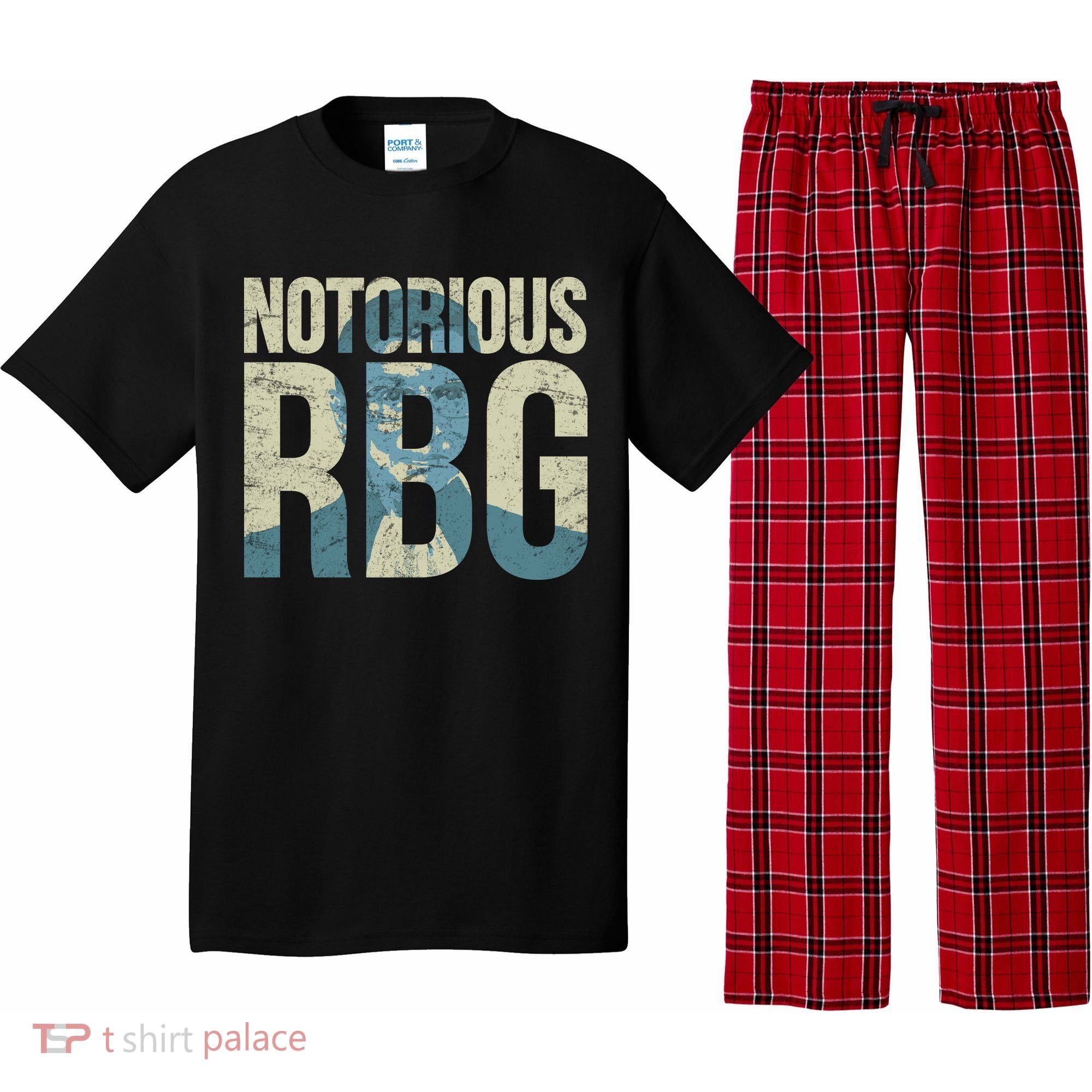 Notorious RBG Blue Logo Pajama Set