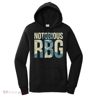 Notorious RBG Blue Logo Women's Hoodie