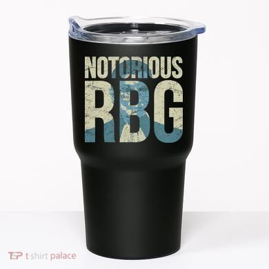 Notorious RBG Blue Logo Tumbler