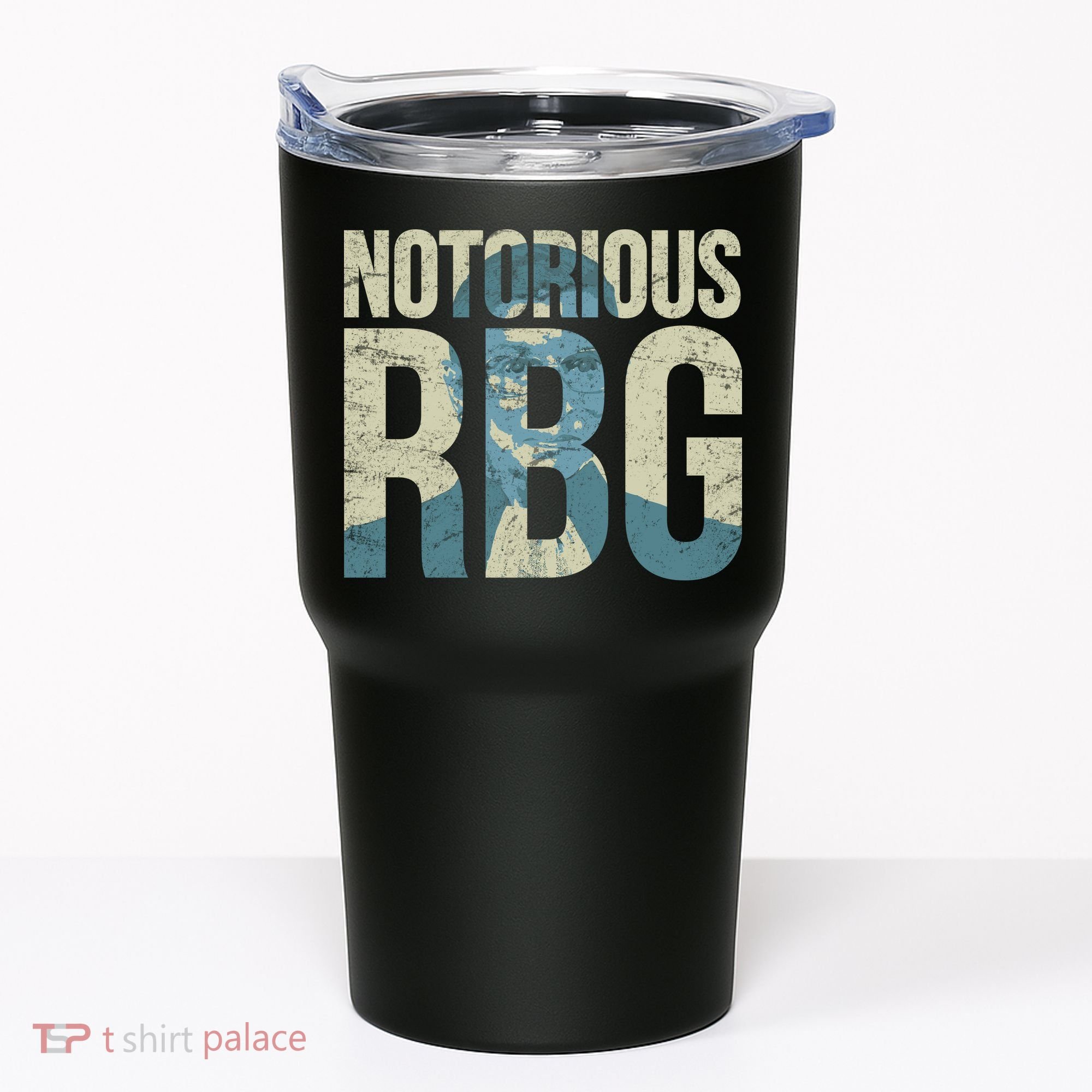 Notorious RBG Blue Logo Tumbler