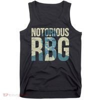 Notorious RBG Blue Logo Tank Top thumb 0