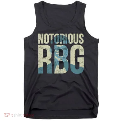 Notorious RBG Blue Logo Tank Top
