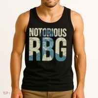 Notorious RBG Blue Logo Tank Top thumb 3