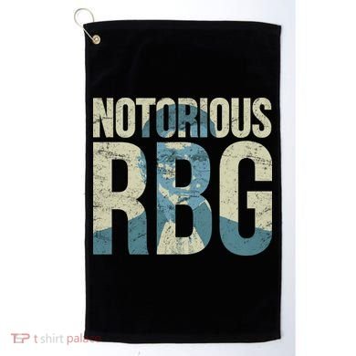 Notorious RBG Blue Logo Golf Towel