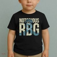 Notorious RBG Blue Logo Toddler T-Shirt thumb 2