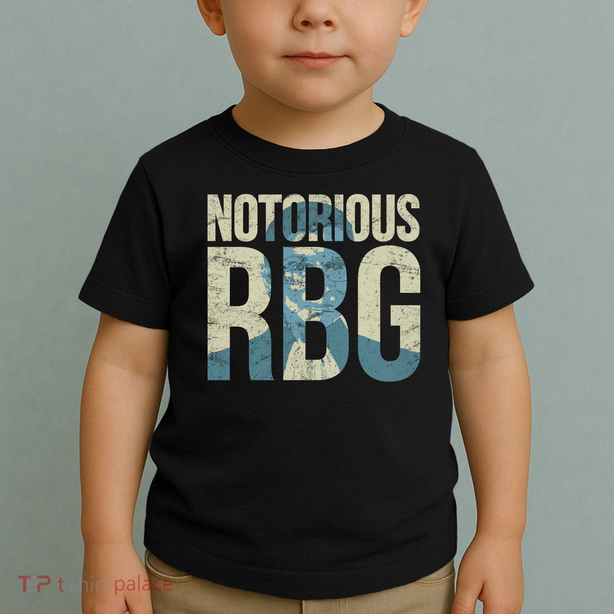 Notorious RBG Blue Logo Toddler T-Shirt
