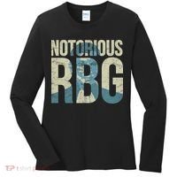 Notorious RBG Blue Logo Women's Long Sleeve Shirt thumb 0