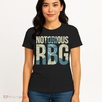 Notorious RBG Blue Logo Women's T-Shirt thumb 4