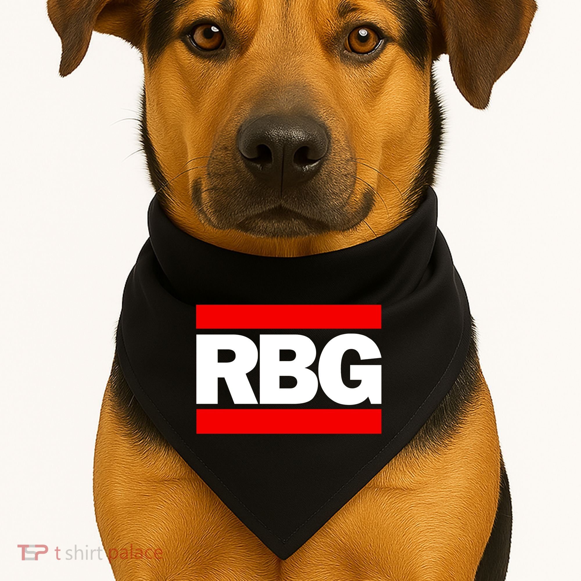 Notorious RBG Box Logo USA-Made Doggie Bandana