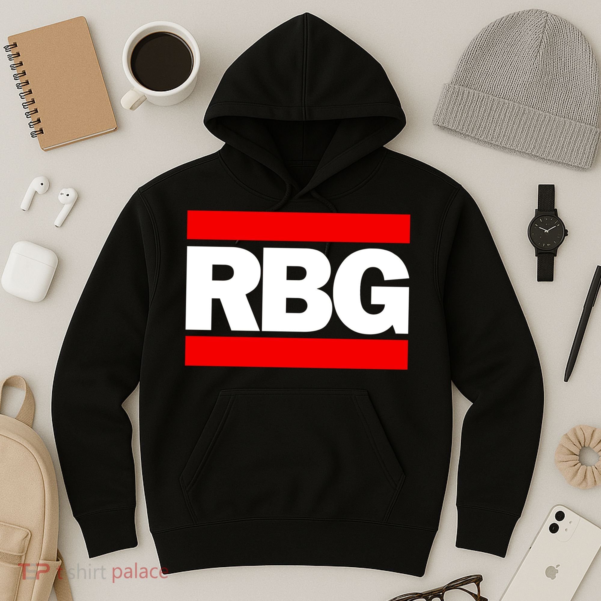 Notorious RBG Box Logo Hoodie
