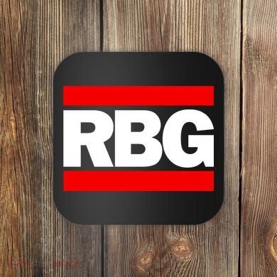 Notorious RBG Box Logo Coaster