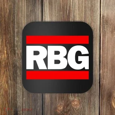 Notorious RBG Box Logo Coaster