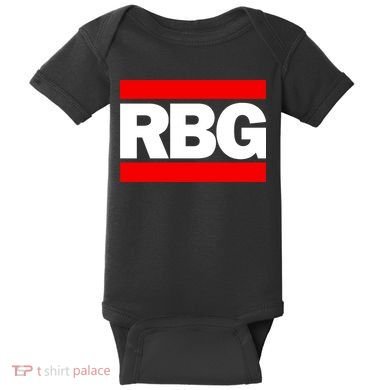 Notorious RBG Box Logo Baby Bodysuit