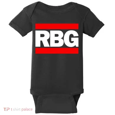 Notorious RBG Box Logo Baby Bodysuit