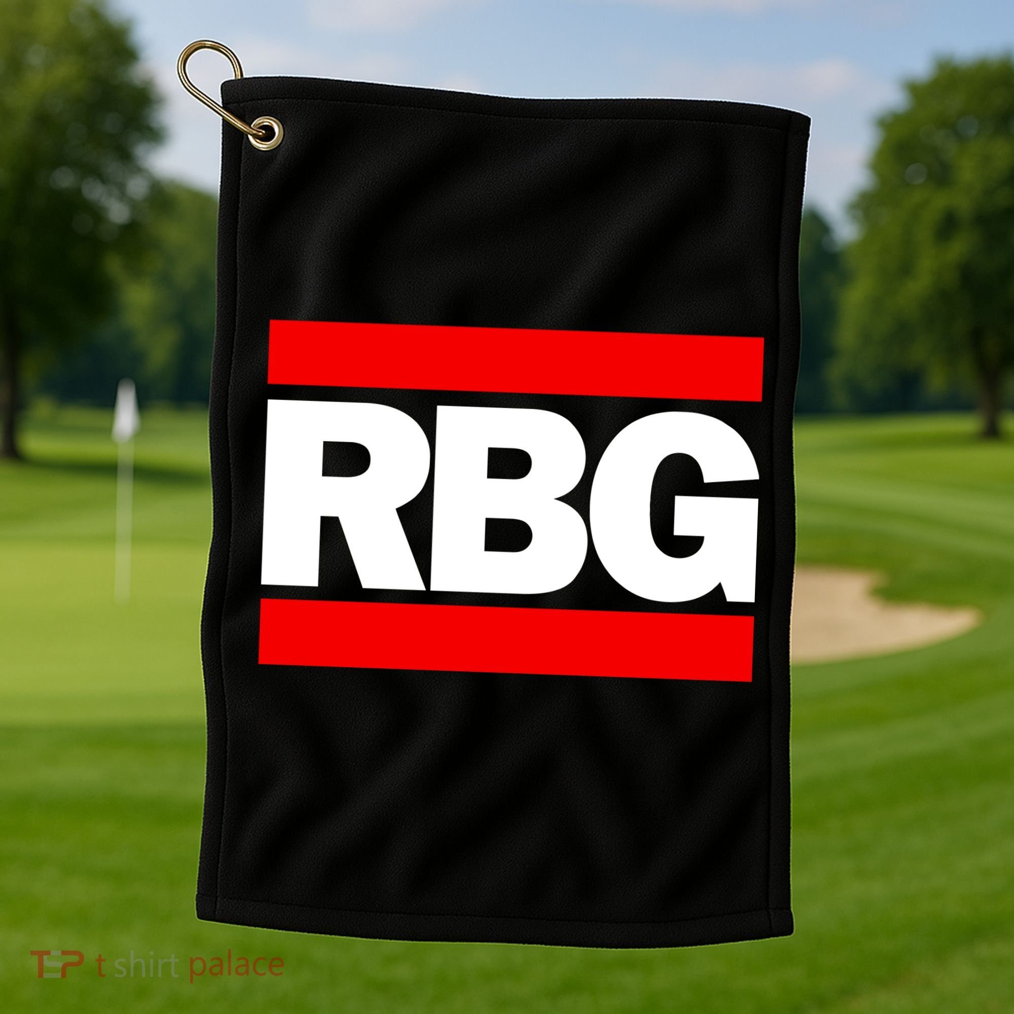 Notorious RBG Box Logo Golf Towel
