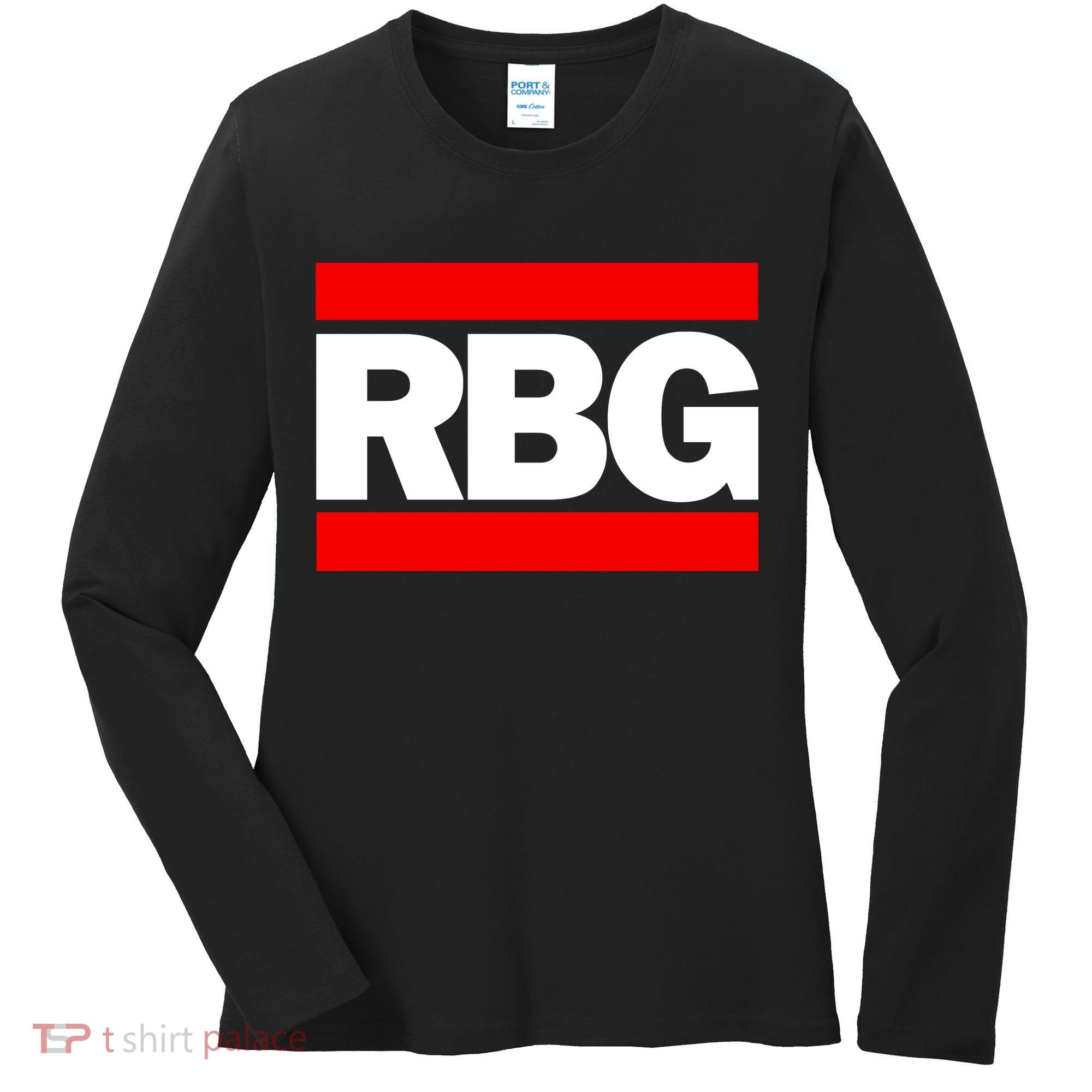Notorious RBG Box Logo Women's Long Sleeve Shirt